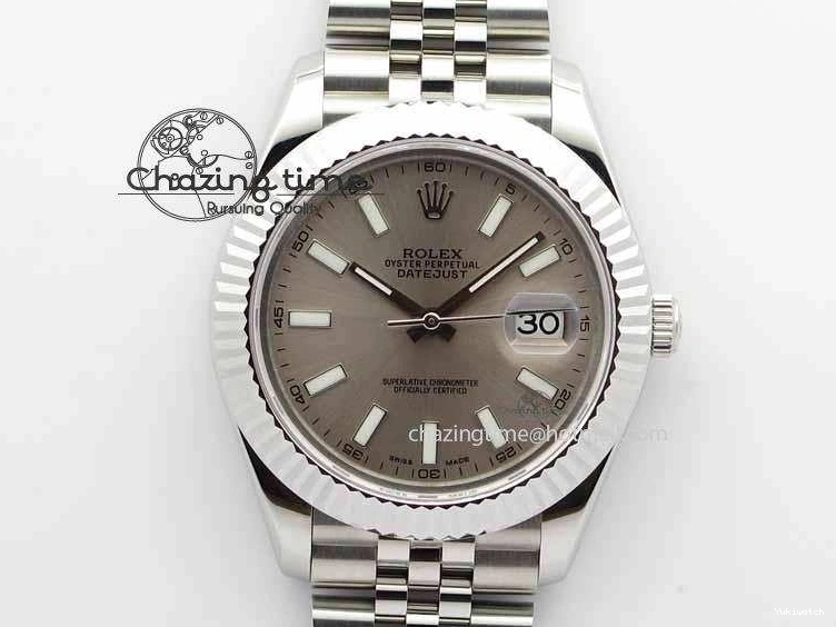 A2813 Maker Jubilee On Version II New 41mm Edition Bracelet BP DateJust Best Gray Silver Dial 1210